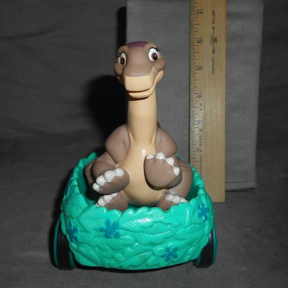 1996 Land Before Time Great Valley Vehicles Bobbin' Fun Littlefoot Equity Toys - Picture 4 of 9